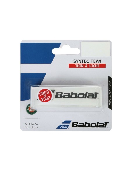 Grip Babolat Syntec Team Blanco | Ofertas de pádel