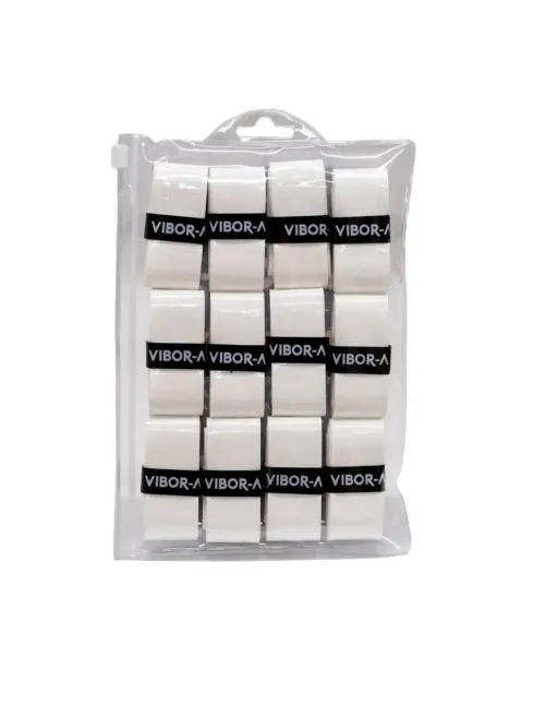 Smooth White Vibor-A Overgrips | Ofertas de padel