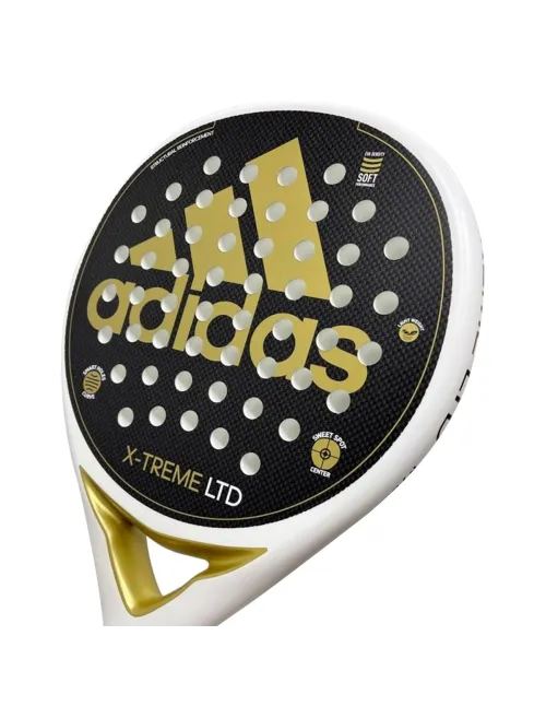 Adidas X-Treme LTD Weiß/Gold | Padel Besonderheiten