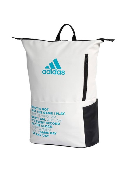 Mochila Adidas Multigame Blanco Azul | Ofertas de pádel