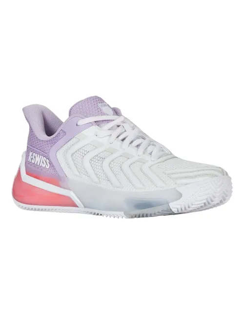 Kswiss Ultra Shot 4 Clay 94438182 Weiss Lila Damen