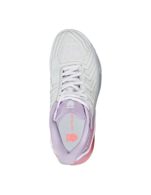 Kswiss Ultra Shot 4 Clay 94438182 Weiss Lila Damen