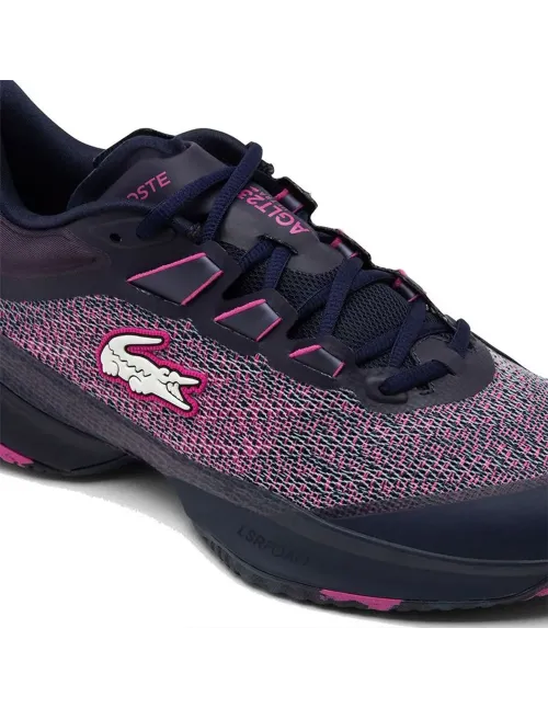 SHOES LACOSTE MEDVEDEV AG-LT23 ULTRA CLAY 49SMA0140 05C Navy / Pink | Ofertas de padel
