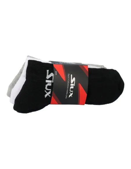 Siux Conjunto de 3 meias Mix Dhaka Half Socks | Ofertas de padel