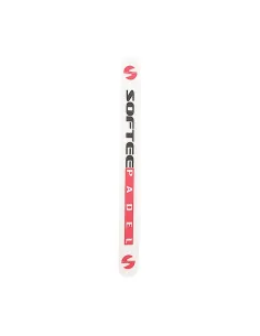 White And Red Softee Padel Racket Protection Tape | Ofertas de padel