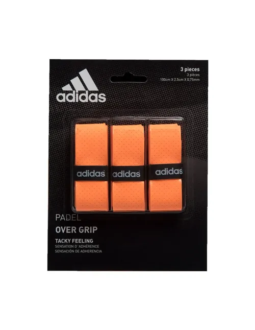 Overgrip Set Adidas 3 Units Orange | Ofertas de padel