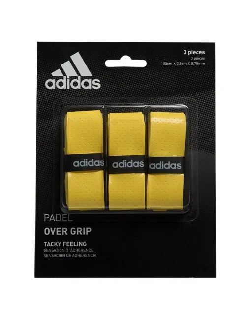 Conjunto De Punhos Adidas 3 Peças Amarelo | Ofertas de padel
