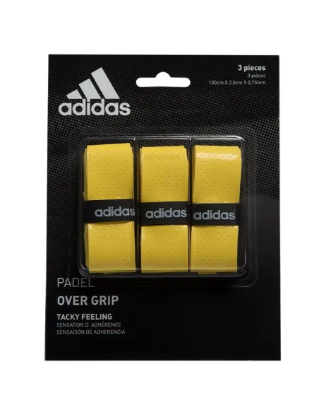 Adidas Overgrip Set 3 Units Yellow | Ofertas de padel