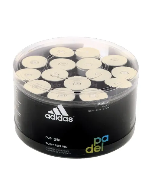 Secchio Overgrip 45 Pezzi Adidas Bianco |Padel offers
