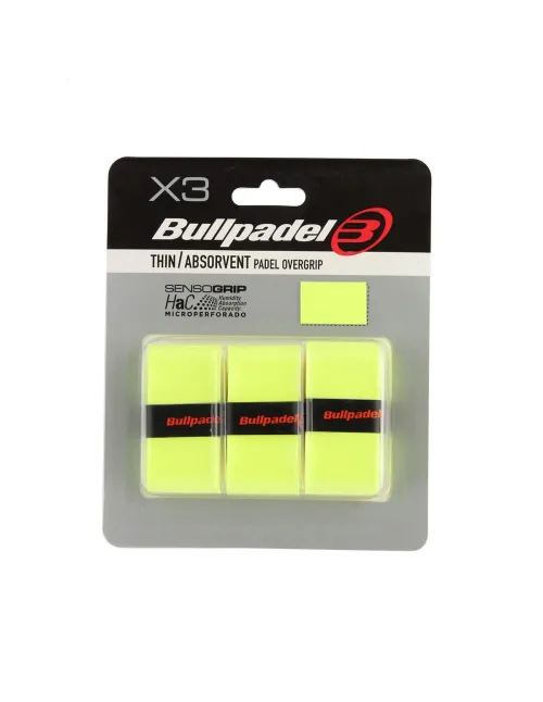 CAJA 12 UDS-BLISTER (3 UDS) OVERGRIP BULLPADEL GB1705 971 471953 | Ofertas de padel