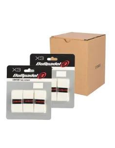 BOX OVERGRIP Bullpadel GB1200 WHITE 12PC | Ofertas de padel