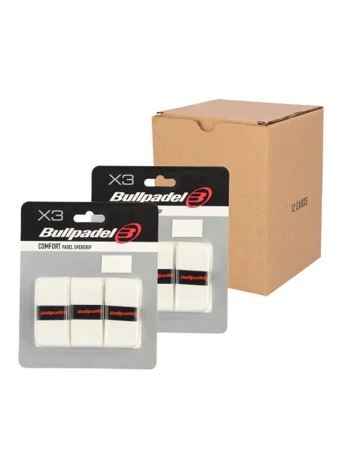 Bullpadel SCATOLA OVERGRIP GB1200 BIANCO 12 PZ. |Padel offers