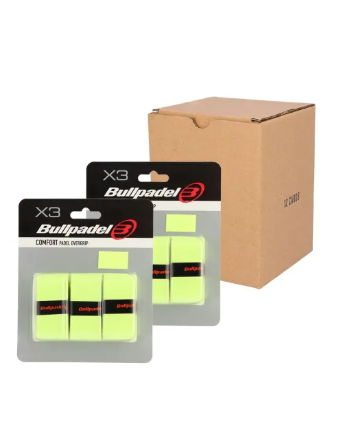 Bullpadel Overgrip Box Gb1200 Amarelo 12Pcs | Ofertas de padel