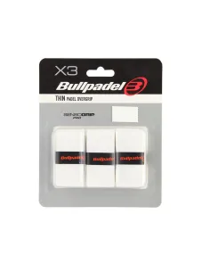 Boîte 12 pcs - Blister (3 pcs) Overgrip Bullpadel Blanc | Offres de... 2