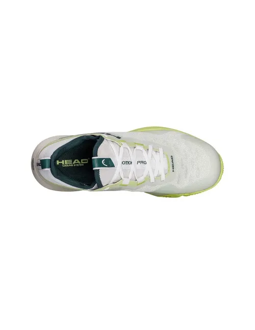 Head Motion Pro Padel Blanco Amarillo | Ofertas de pádel