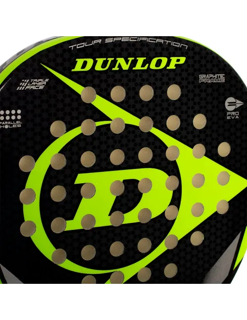 PALA DUNLOP EXPRESS BLACK/YELLOW 0503500 | Ofertas de padel