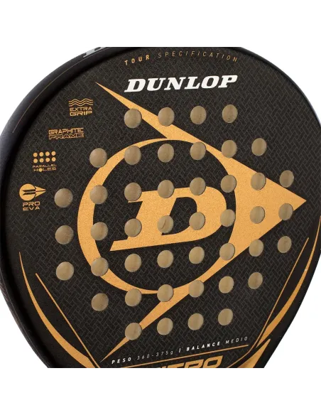 PALA DUNLOP NITRO GOLD NH 0503537 | Ofertas de padel