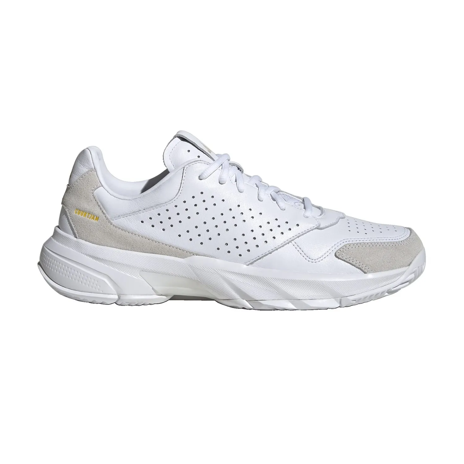 Adidas Courtjam Control 3 Premium Blanco Unisex Ji4235 Talla 42