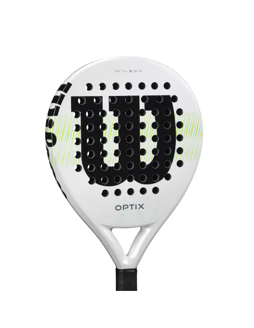 WILSON OPTIX V1 WHITE PADEL 2 WR181711U2 PADEL RACQUET | Ofertas de padel