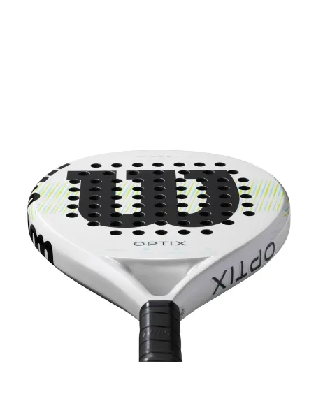 WILSON OPTIX V1 WHITE PADEL 2 RACKET WR181711U2 |Padel offers