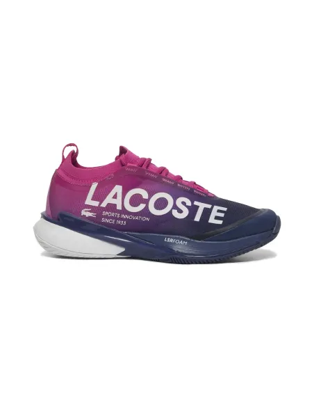LACOSTE AG-LT LITE CLAY 49SFA0140 3A6 Chaussures Femme Rose / Bleu foncé |Padel offers