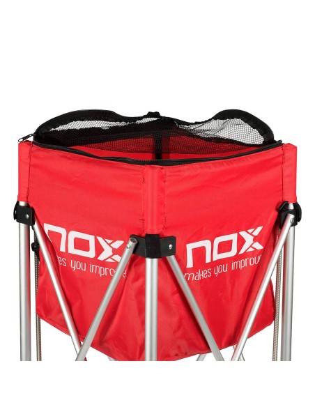 Cesto Plegable Con Ruedas Nox Rojo | Ofertas de pádel