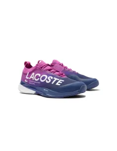 LITE SCARPE LACOSTE AG-LT CLAY 49SMA0141 3A6 Rosa / Blu scuro |Padel offers 2