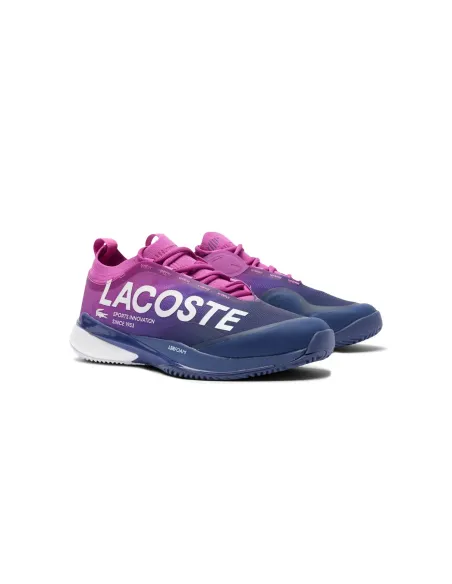 LITE SCARPE LACOSTE AG-LT CLAY 49SMA0141 3A6 Rosa / Blu scuro |Padel offers