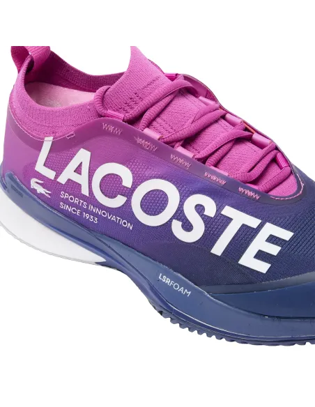 LITE SCARPE LACOSTE AG-LT CLAY 49SMA0141 3A6 Rosa / Blu scuro |Padel offers