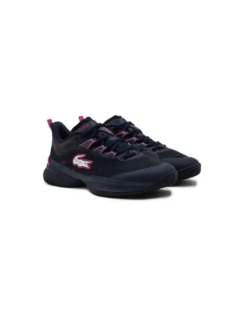 LACOSTE AG-LT ULTRA CLAY 49SFA0093 05C SCARPE DONNA Navy / Rosa |Padel offers