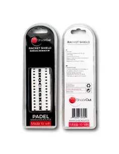 Protetor Shockout Shockskin Transparente/Preto | Ofertas de padel