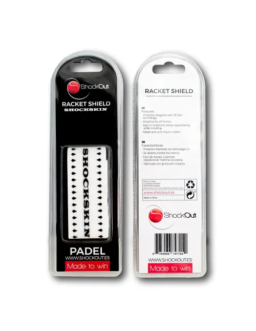 Shockout Shockskin Protezione Trasparente/Nera |Padel offers