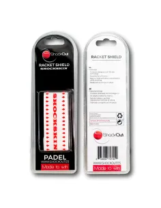 Shockout Shockskin Transparent/Red Paddle Protector | Paddel Angebote