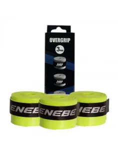 BLISTER 3 ENEBE SMOOTH OVERGRIPS FLUORESCENT YELLOW A003777.019