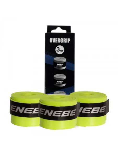 BLISTER 3 ENEBE SMOOTH OVERGRIPS FLUORESCENT YELLOW A003777.019 | Ofertas de padel