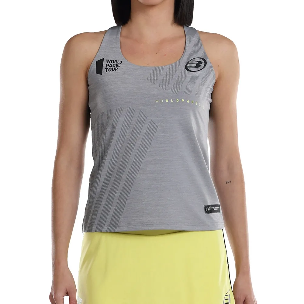 Camiseta Tirantes Bullpadel Llave W Mujer Talla XS, Grey