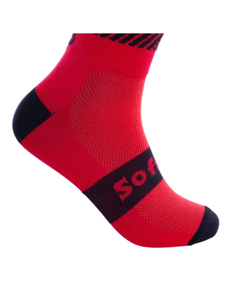 Calcetín Softee Walk Media Caña Rojo | Ofertas de pádel
