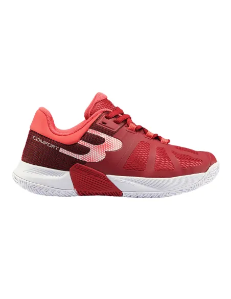 SAPATILHAS BULLPADEL PRF COMFORT W 24V BU68069000 CEREJA MULHER | Ofertas de padel