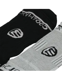 Pack 2 Uds Calcetín Bullpadel Bp25Prw Gris Negro | Ofertas de pádel 2