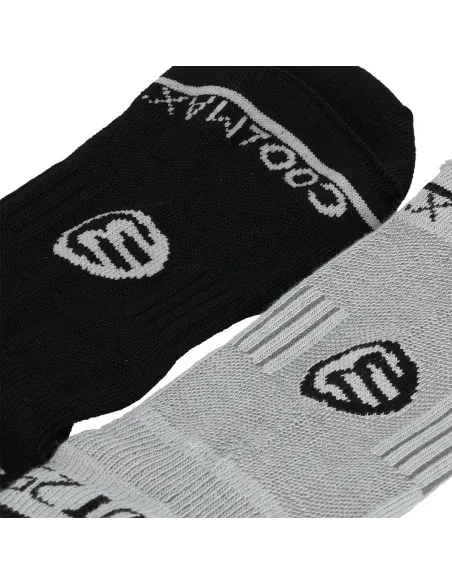 2er-Pack Socken Bullpadel Schwarz und Grau | Paddelangebote