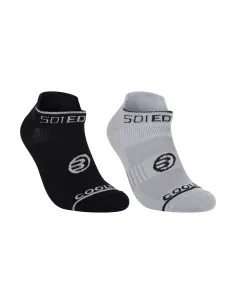 2er-Pack Socken Bullpadel Schwarz und Grau | Paddelangebote