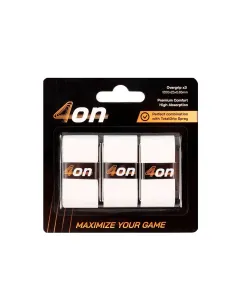 4On Premium Comfort Overgrip -3Pcs- Blanco | Ofertas de pádel