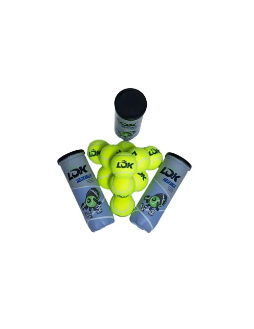 Caisse 24 Boîtes 3 balles Lok Fresh Balls SNP | Offres de Padel