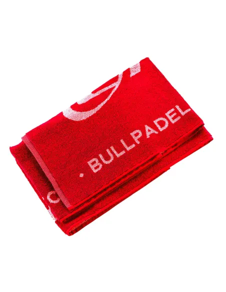 Serviette Bullpadel 150x90 Rouge | Offres de Padel Serviette Bullpadel 150x90 Rouge | Offres de Padel