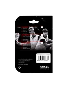 Scatola 6 Pezzi - Blister (2 Pezzi) Braccialetto Nox Logo Rosso Bianco |Padel offers 2