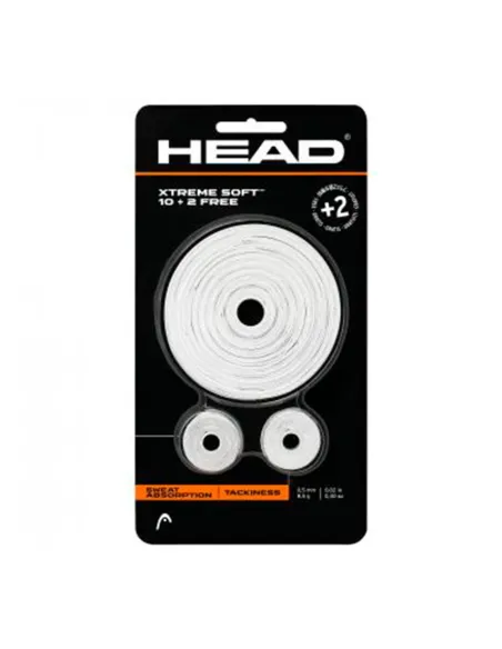 Blister Head Xtreme Soft 10 + 2 Weiß | Padel Deals