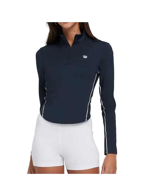 T-Shirt De Manga Comprida Wilson Brentwood Half-Zip | Ofertas de padel