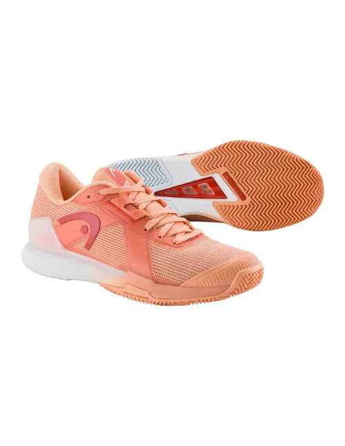 Head Sprint Pro 4.0 Clay 274155 Cowh Coral Mujer | Ofertas de pádel