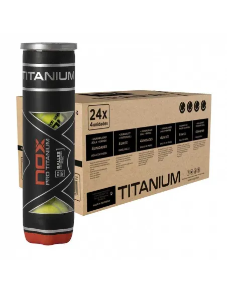 Kiste Nox 24 Dosen Mit 4 Bällen Pro Titanium