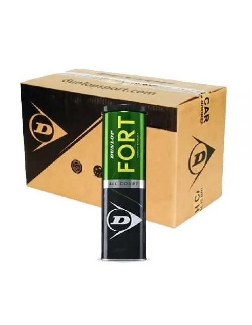 Cajón De 18 Botes De 4 Pelotas Dunlop Fort All Court | Ofertas de pádel